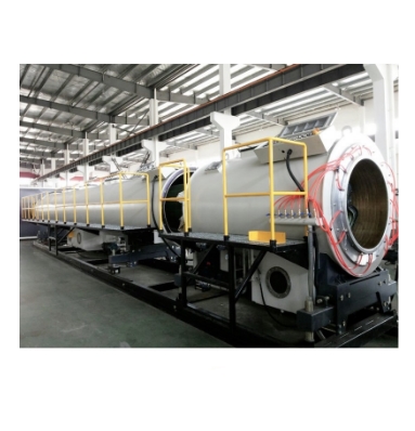 Qingdao Joy large diameter double wall plastic pe corrugated plastic pipe extrusion production line