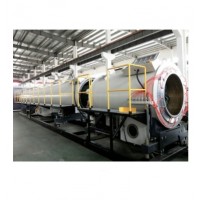 Qingdao Joy large diameter double wall plastic pe corrugated plastic pipe extrusion production line