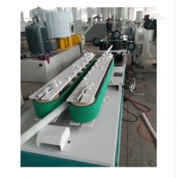 PE HDPE PVC single double wall corrugated pipe making extrusion production line machine