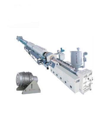 PE HDPE PVC single double wall corrugated pipe making extrusion production line machine