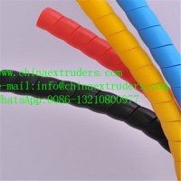 hydraulic rubber hose PP PE PVC screw protective sleeve production line