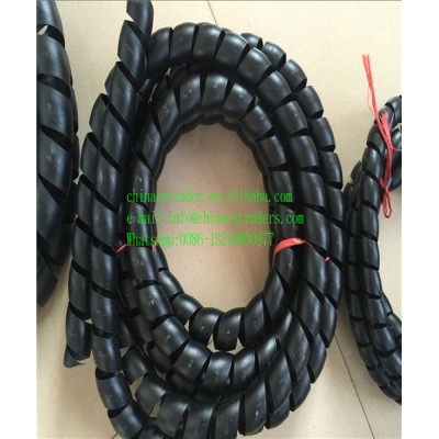 hydraulic rubber hose PP PE PVC screw protective sleeve making machine in china production line