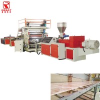 Plastic mat board sheet making machine production line